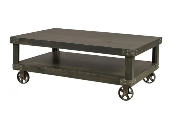 Industrial Cocktail Table Cocktail & Coffee Tables Aspen Home