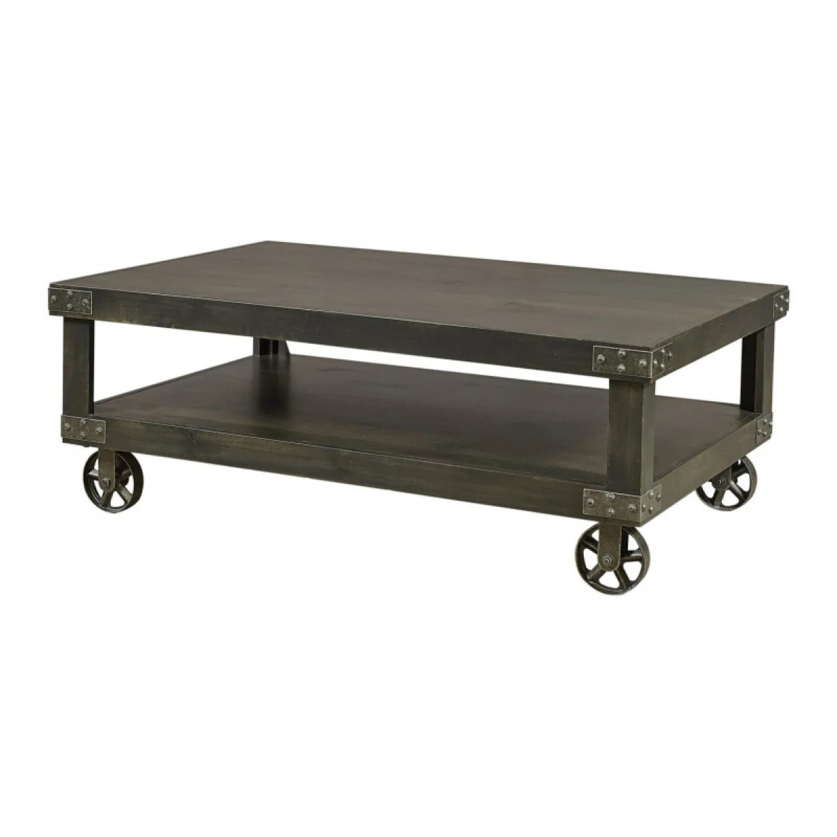 Industrial Cocktail Table Cocktail & Coffee Tables Aspen Home 4