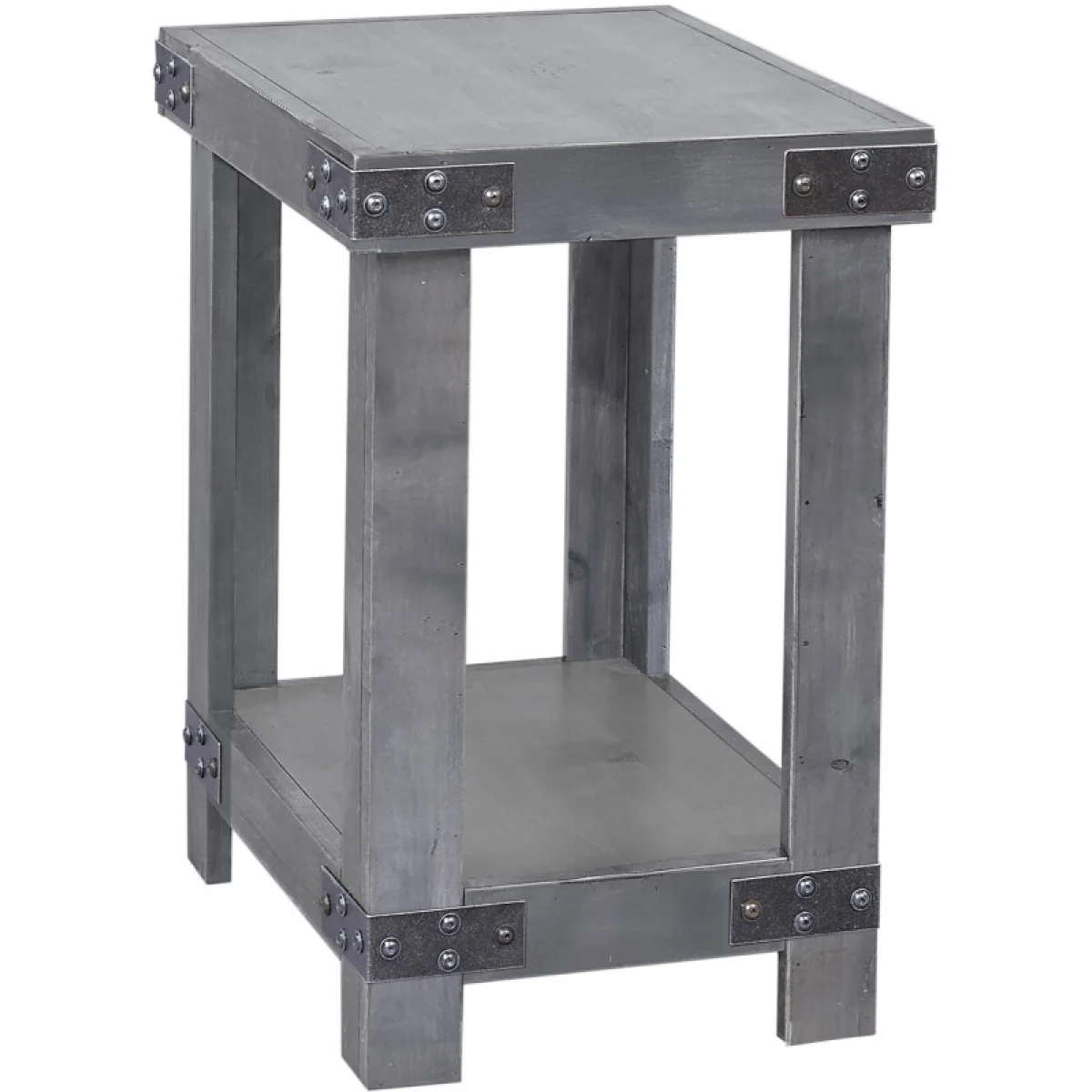Industrial Chairside Table DN913-GRY Chairside Tables Aspen Home 4