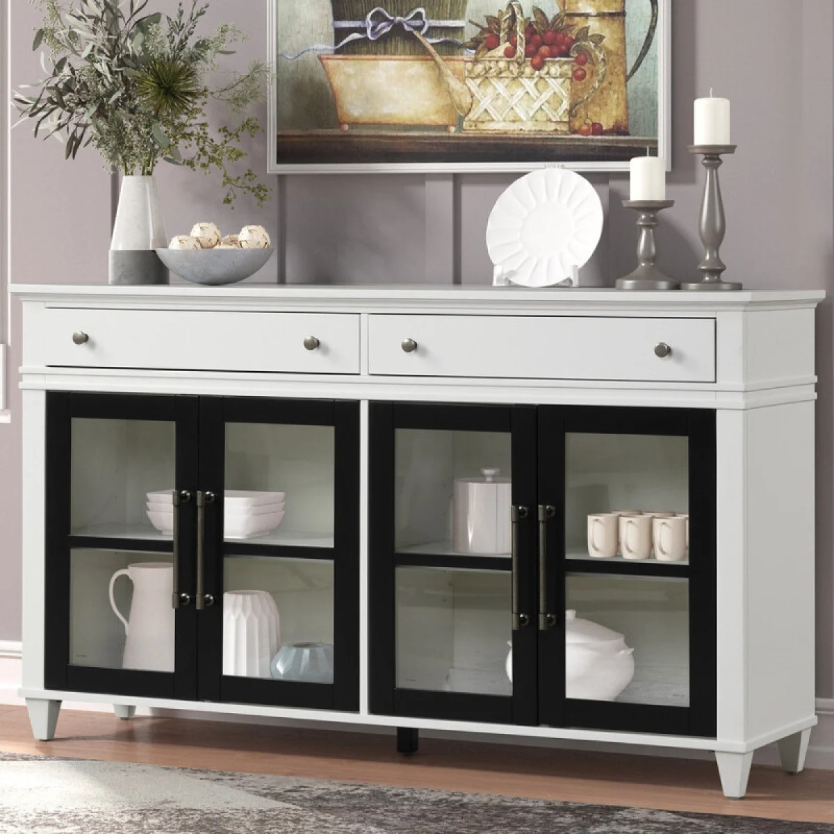 Domino 68 In. Console With 4 Doors & 2 Drawers Accent Furniture Accent Furniture 6