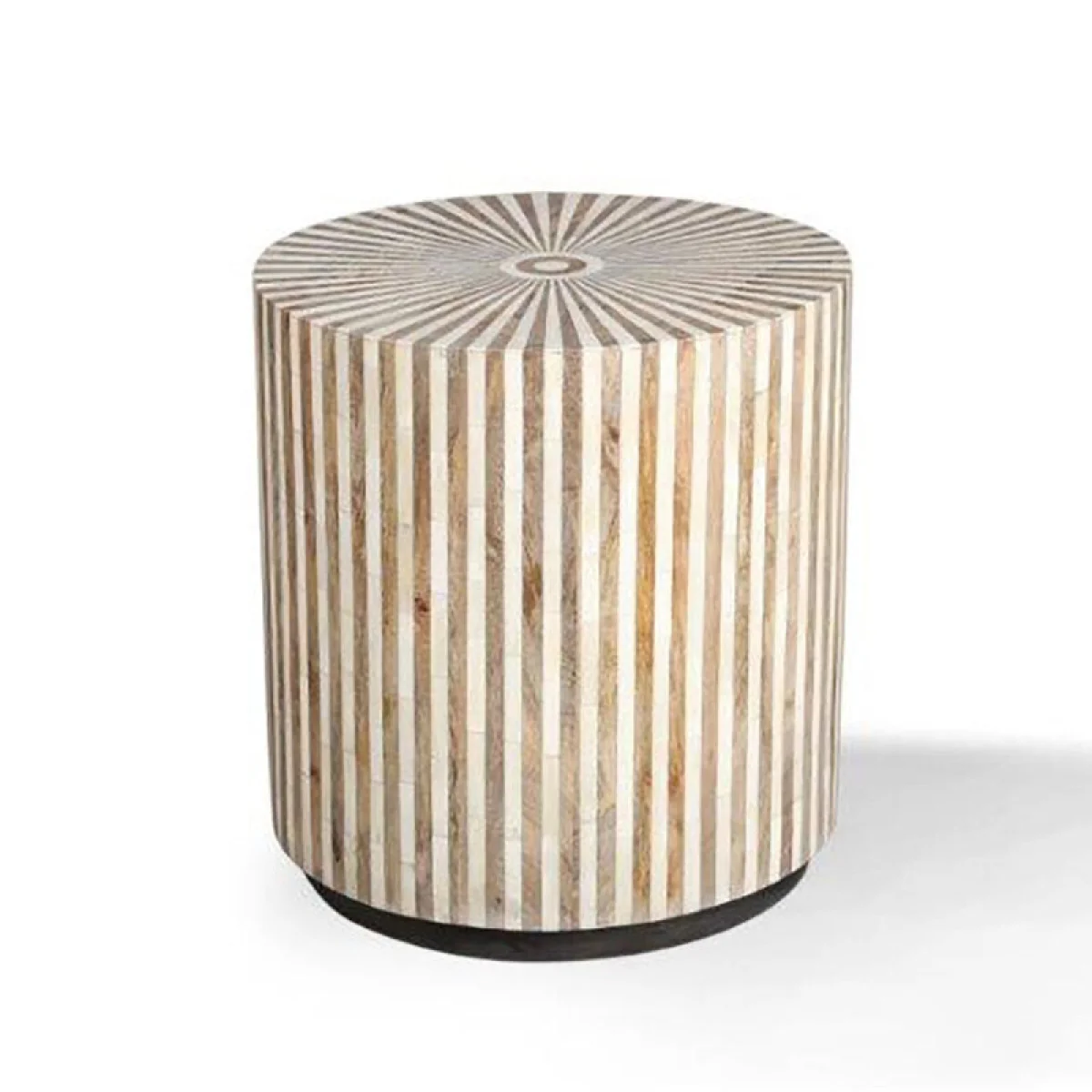 Crossings Downtown Round End Table End tables Amber 4