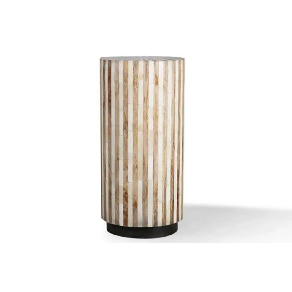 Crossings Downtown Round Chairside Table Chairside Tables Amber 7