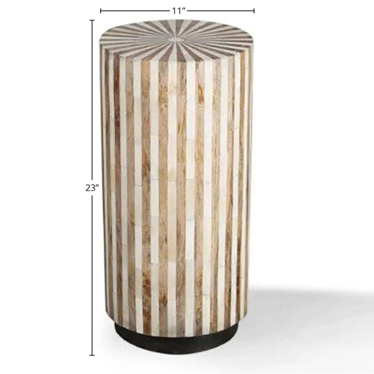 Crossings Downtown Round Chairside Table Chairside Tables Amber 10