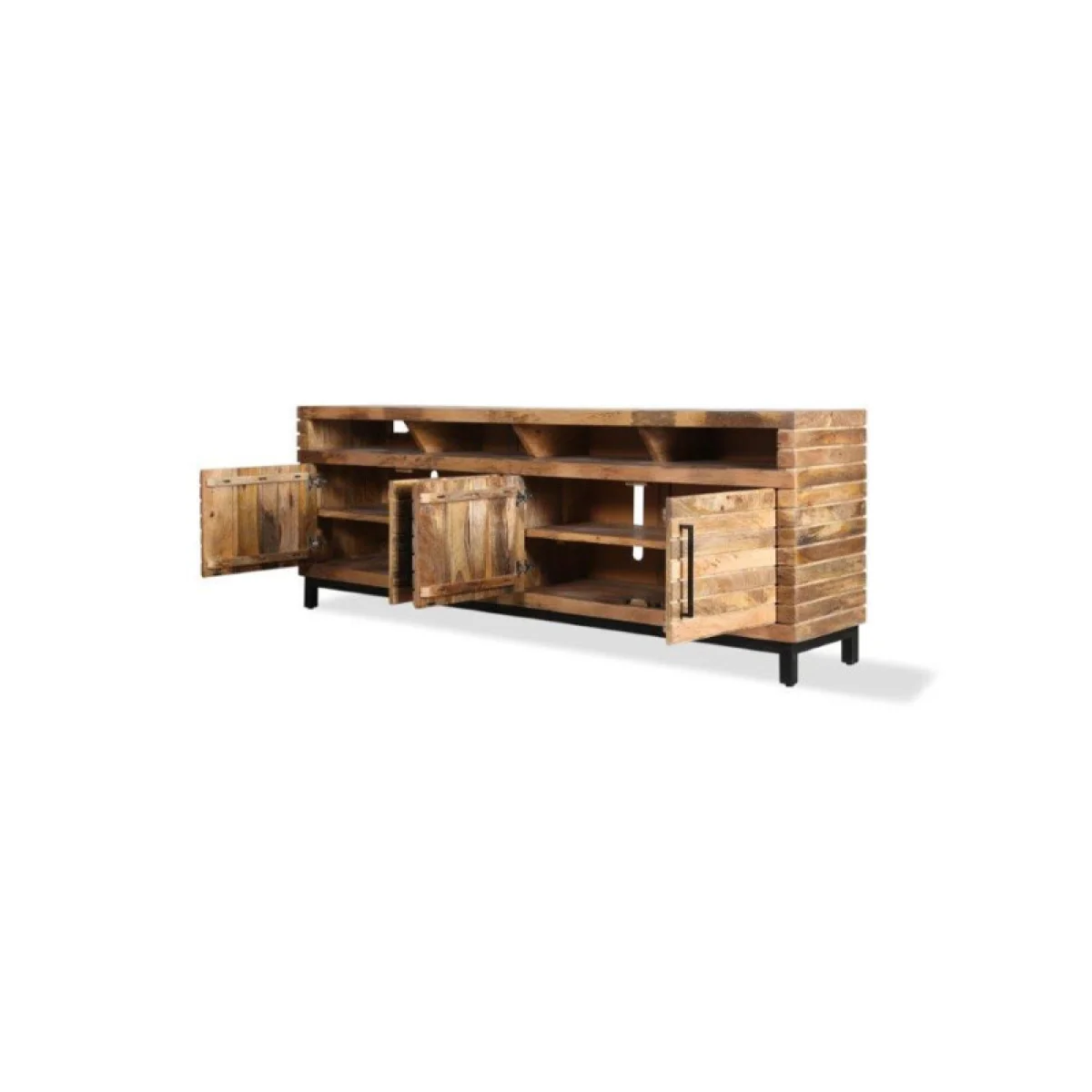 Crossings Downtown 86 In. Tv Console Entertainment Stands Amber 8