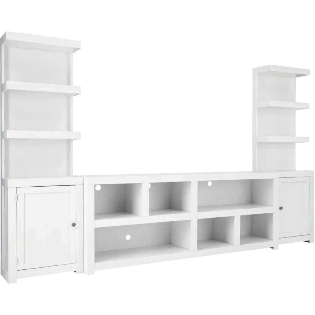 Mackenzie 84″ Open Console Entertainment Stands Aspen Home 6