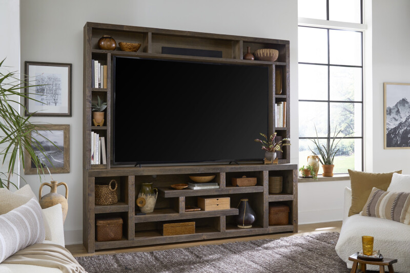 Mackenzie 97″ Hutch DPP1270H-SBR Entertainment Stands Aspen Home 6