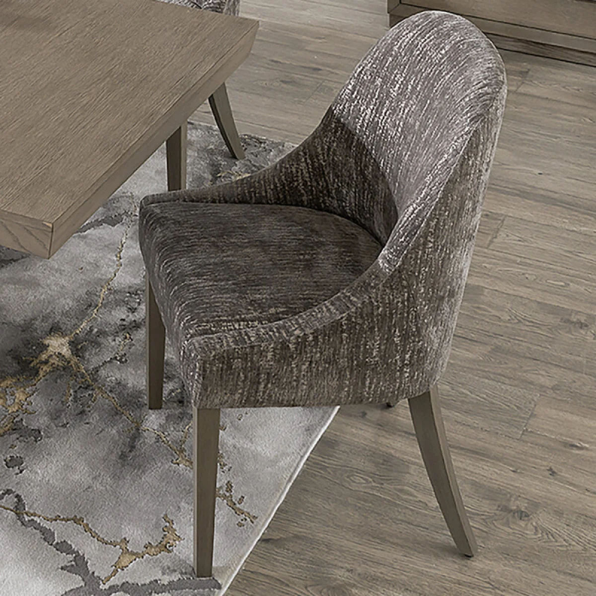 Pure Modern Dining Upholstered Armless Side Chair Bar Furniture Bar Furniture 4