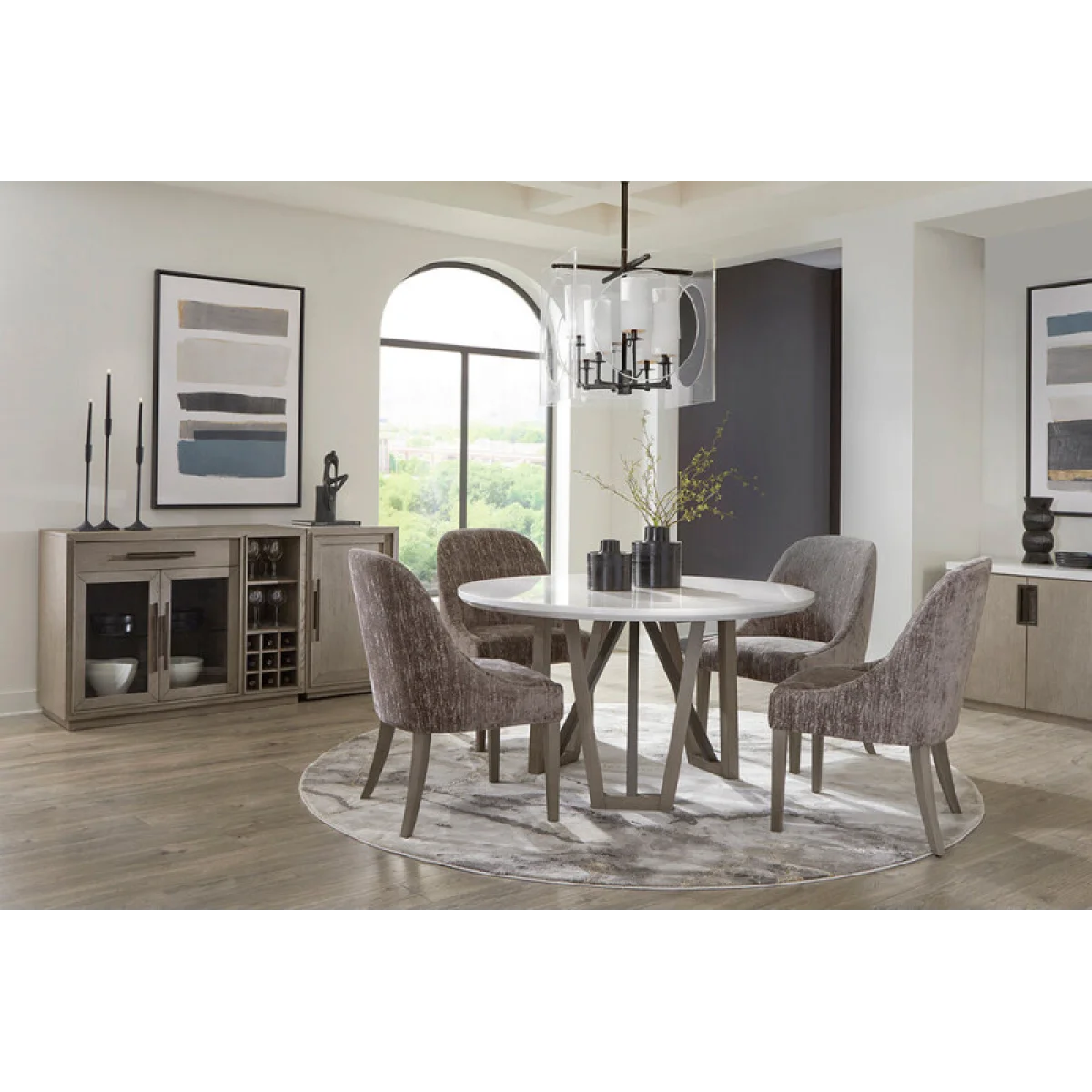 Pure Modern Dining Upholstered Armless Side Chair Bar Furniture Bar Furniture 8