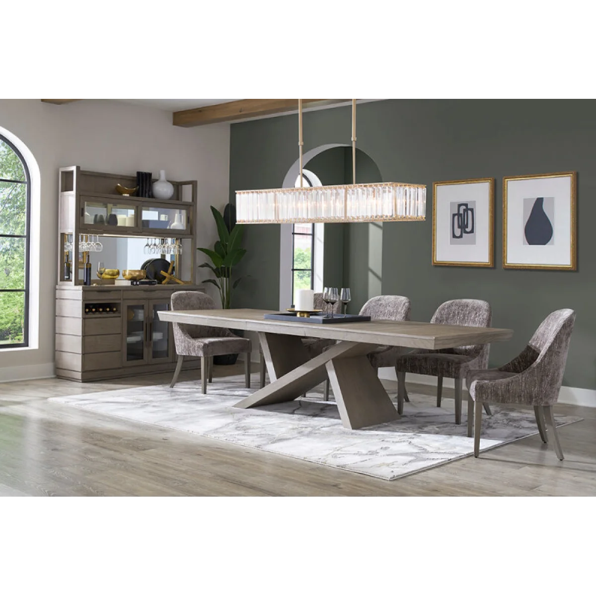 Pure Modern Dining Upholstered Armless Side Chair Bar Furniture Bar Furniture 9