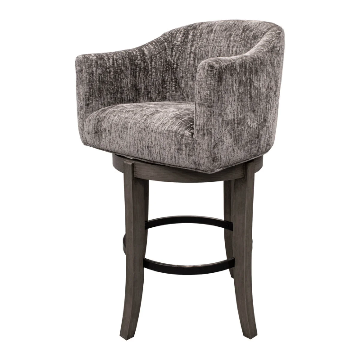 Pure Modern Dining Upholstered Swivel Barstool Barstools Barstools 6