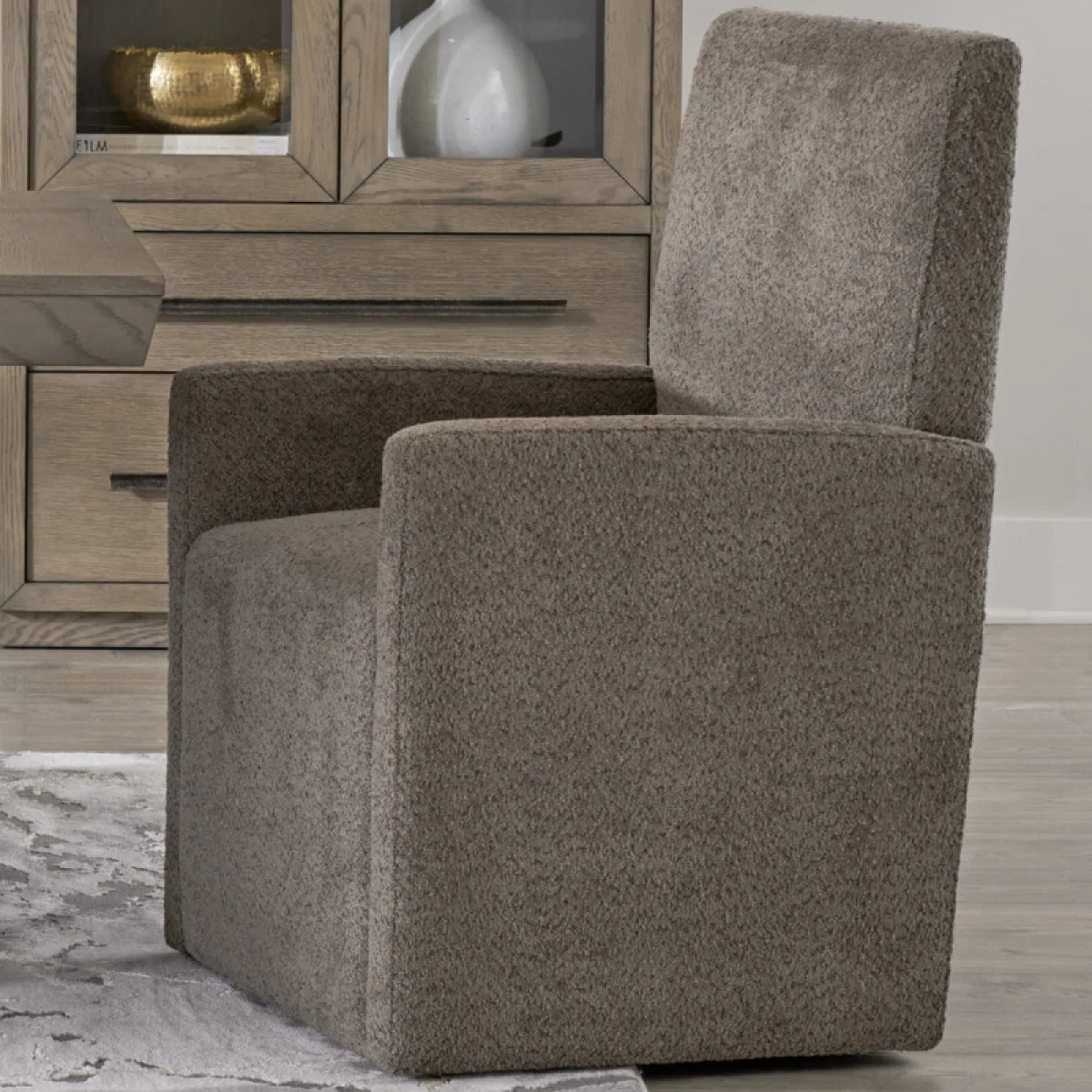Pure Modern Dining Upholstered Caster Chair Bar Furniture Bar Furniture 4