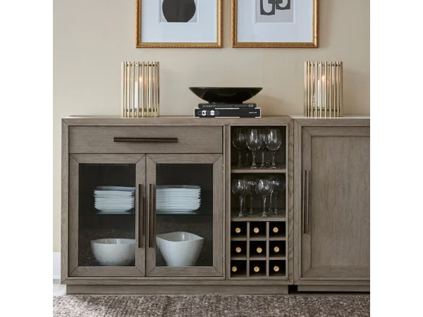 Pure Modern Dining Multi-functional Server W/bar Cabinet Bar Furniture Bar Furniture