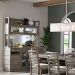 Pure Modern Dining 2 Pc. 66 In. Buffet / Open Hutch Desks Desks 8