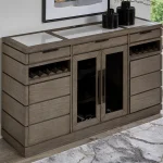 Pure Modern Dining Buffet Server Dining Storage Brown 8