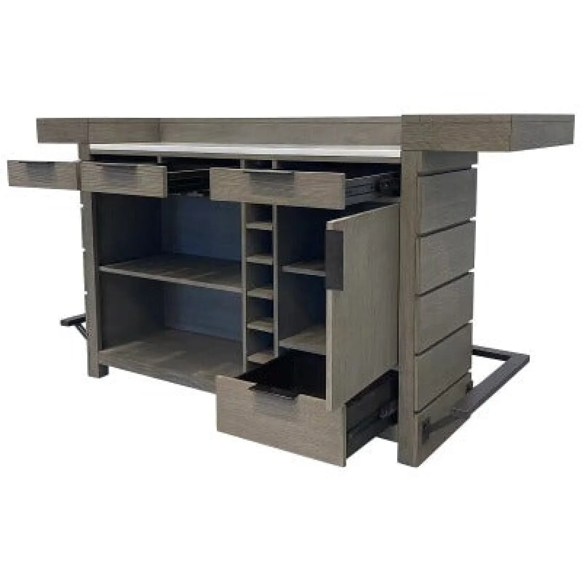 Pure Modern Dining Bar Complete 78 In. Bar Furniture Bar Furniture 10
