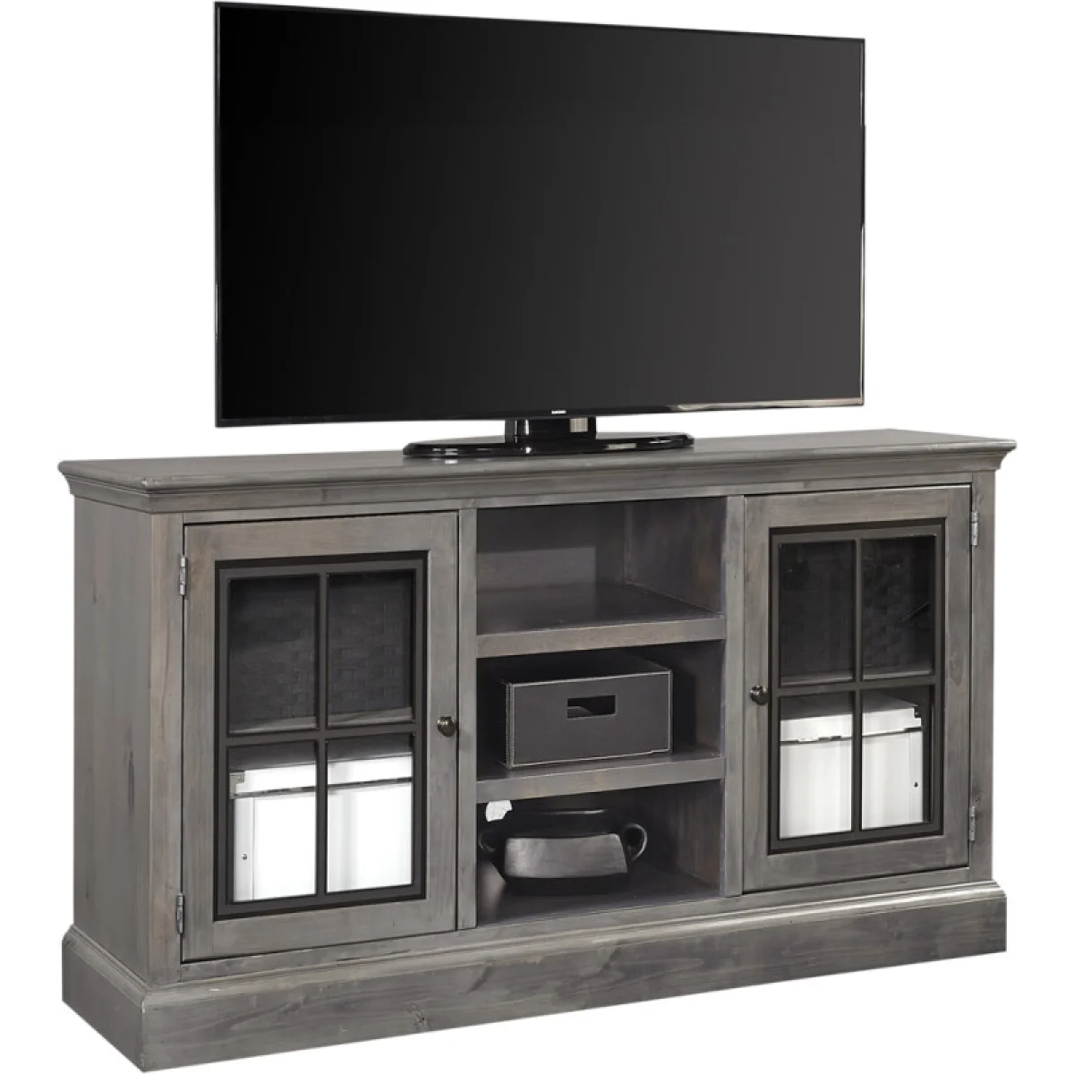 Churchill 59″ Console W/ 2 Doors Entertainment Stands Aspen Home 8