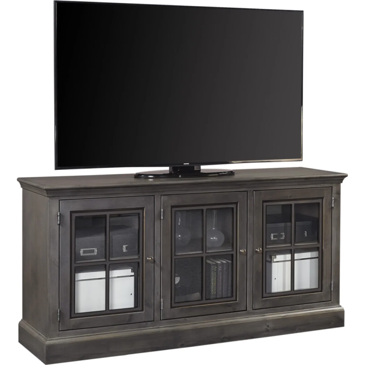 Churchill 66″ Console W/ 3 Doors DR1240-GHT Entertainment Stands Aspen Home 6