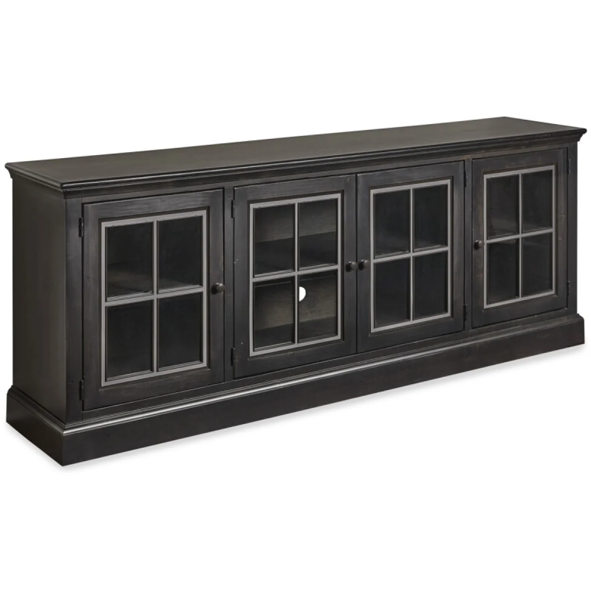 Churchill 84″ Console W/ 4 Doors Entertainment Stands Aspen Home 8
