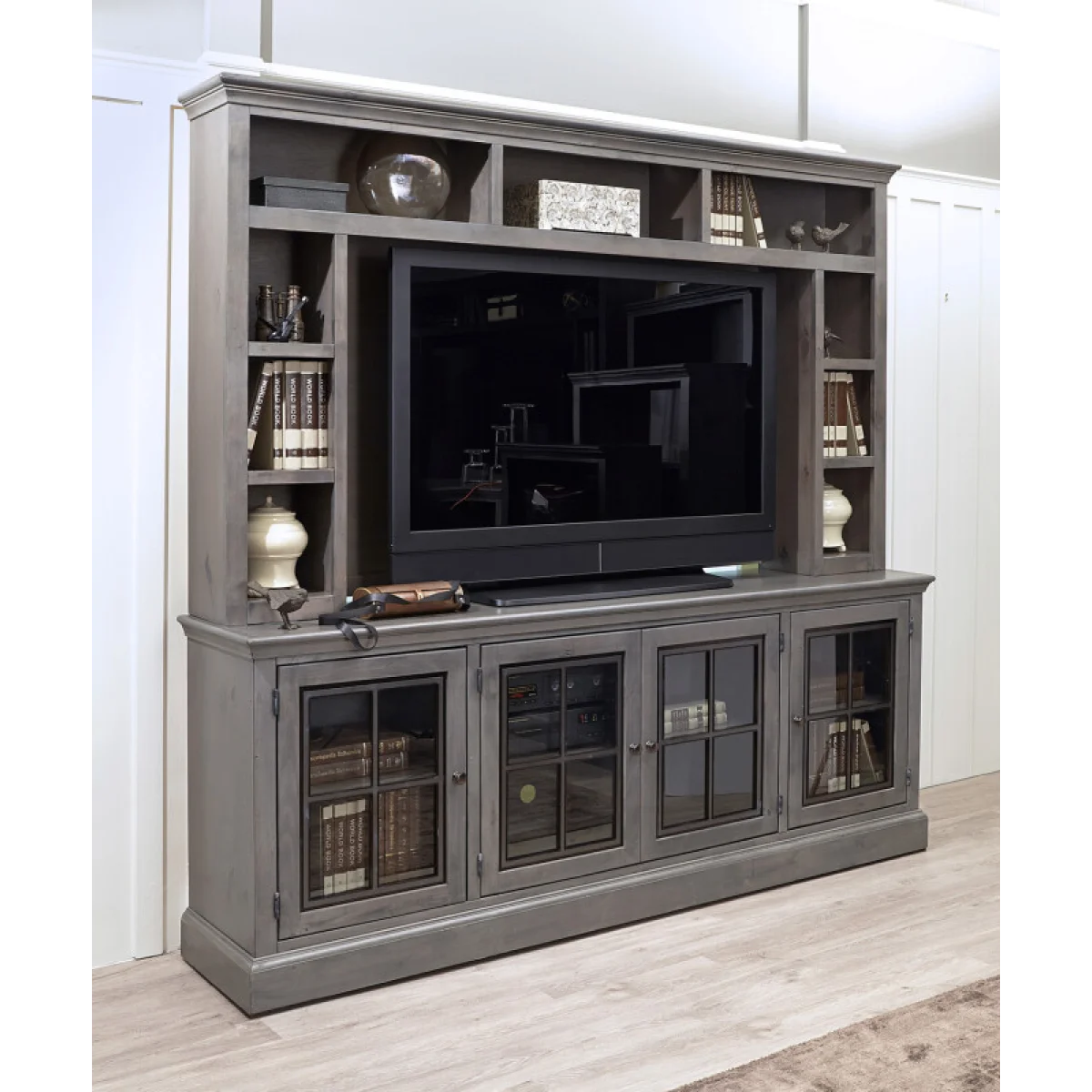 Churchill 84″ Hutch Entertainment Stands Aspen Home 6