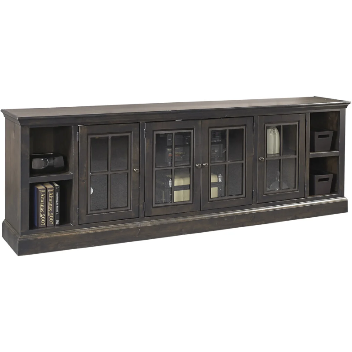 Churchill 96″ Console W/ 4 Doors Entertainment Stands Aspen Home 4
