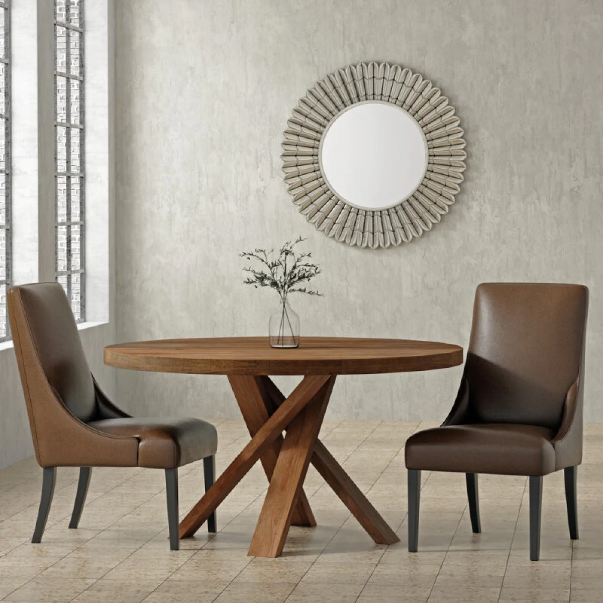 Sierra Copley Brown Dining Chair (2/ctn – Sold In Pairs) Chairs Brown 8