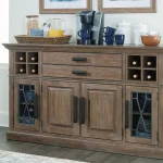 Sundance Dining – Sandstone Buffet Server 66 In. X 19 In. Dining Storage Brown 11