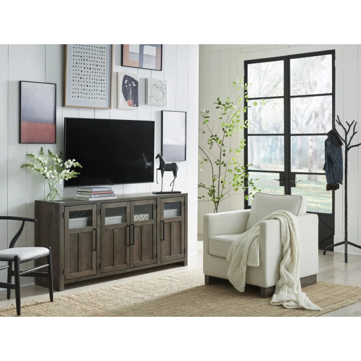 Finnegan 68″ Console W/ 4 Doors Entertainment Stands Aspen Home 20