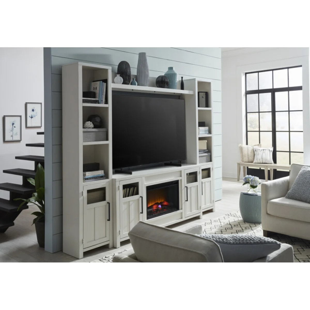 Finnegan 68″ Console W/ 4 Doors Entertainment Stands Aspen Home 7