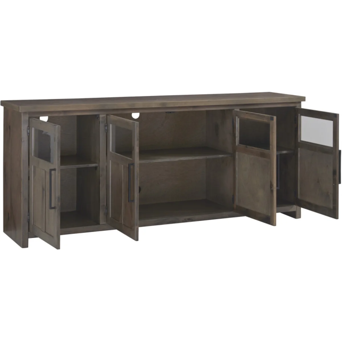 Finnegan 78″ Console W/ 4 Doors Entertainment Stands Aspen Home 9