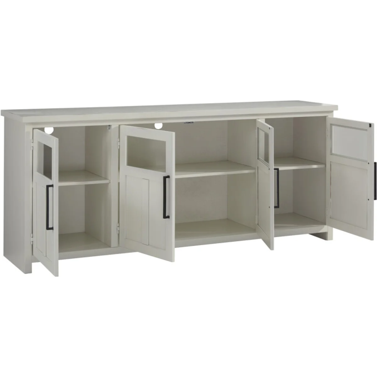 Finnegan 78″ Console W/ 4 Doors Entertainment Stands Aspen Home 10