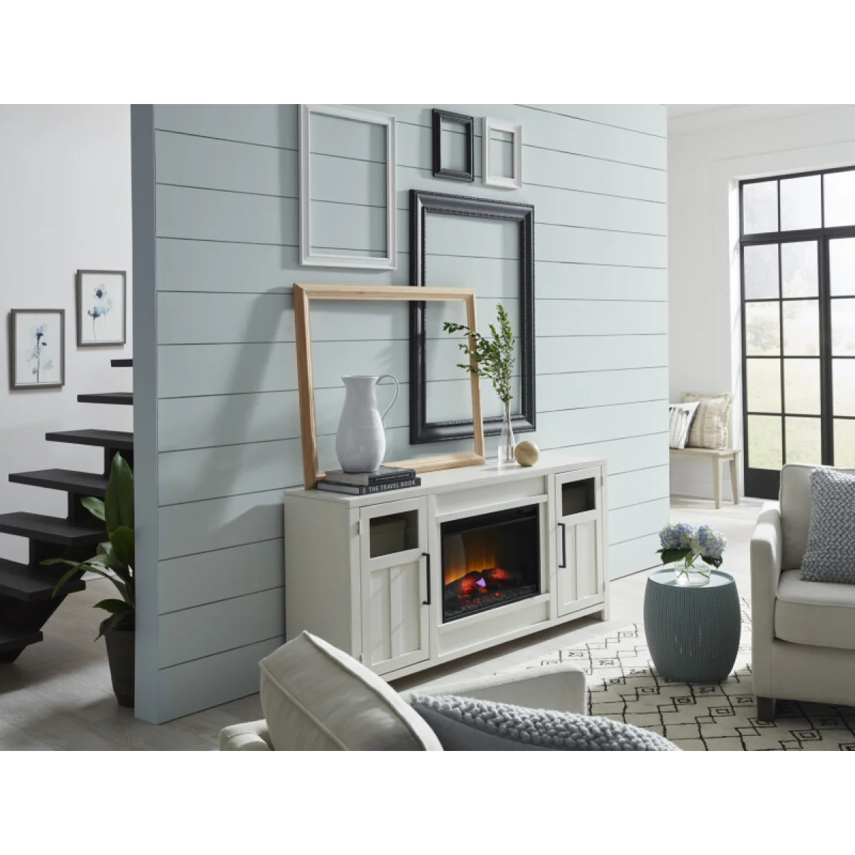 Finnegan 68″ Fireplace Console DTT1942-SBR Fireplaces Aspen Home 6