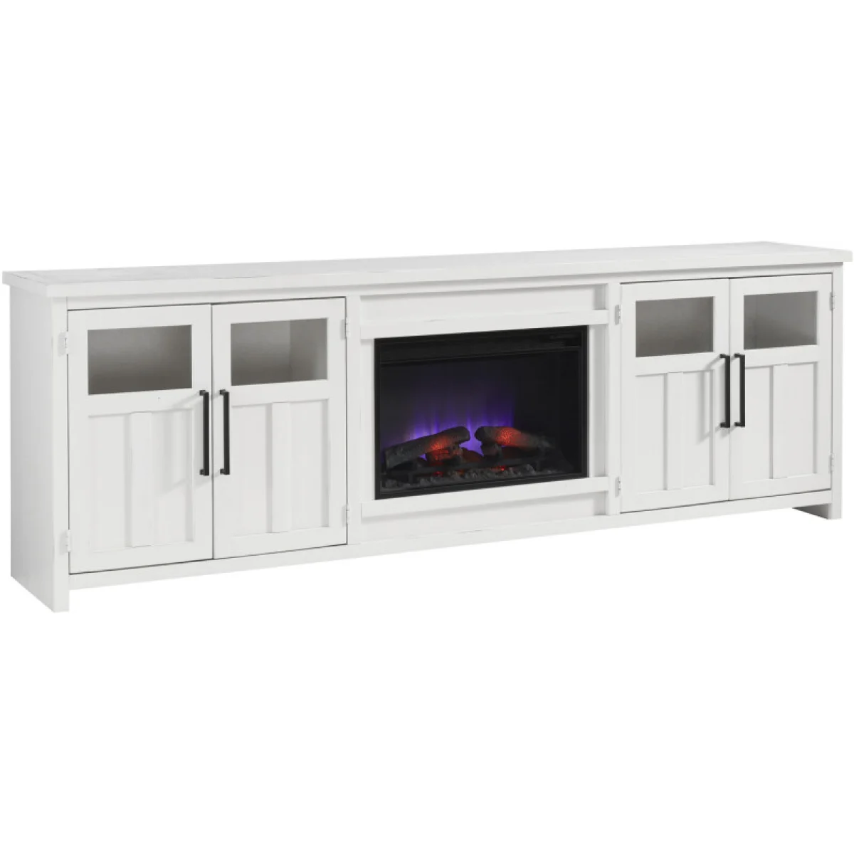 Finnegan 98″ Fireplace W/ 4 Doors Fireplaces Aspen Home 4