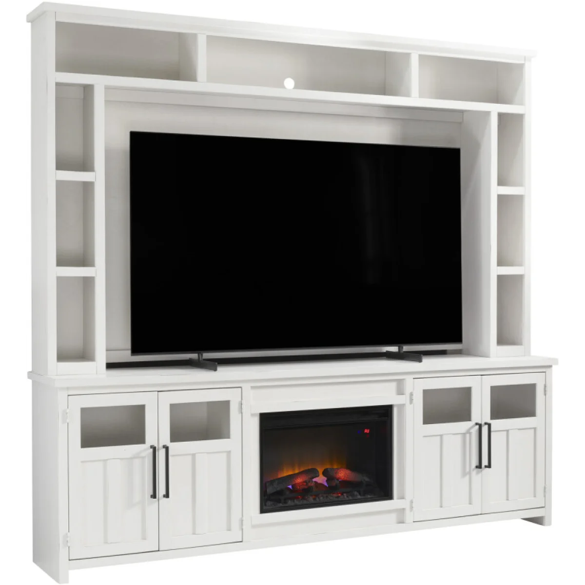Finnegan 98″ Fireplace Console & Hutch DTTHEGRP2 Fireplaces Aspen Home 4