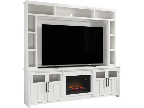 Finnegan 98″ Fireplace Console & Hutch DTTHEGRP2 Fireplaces Aspen Home