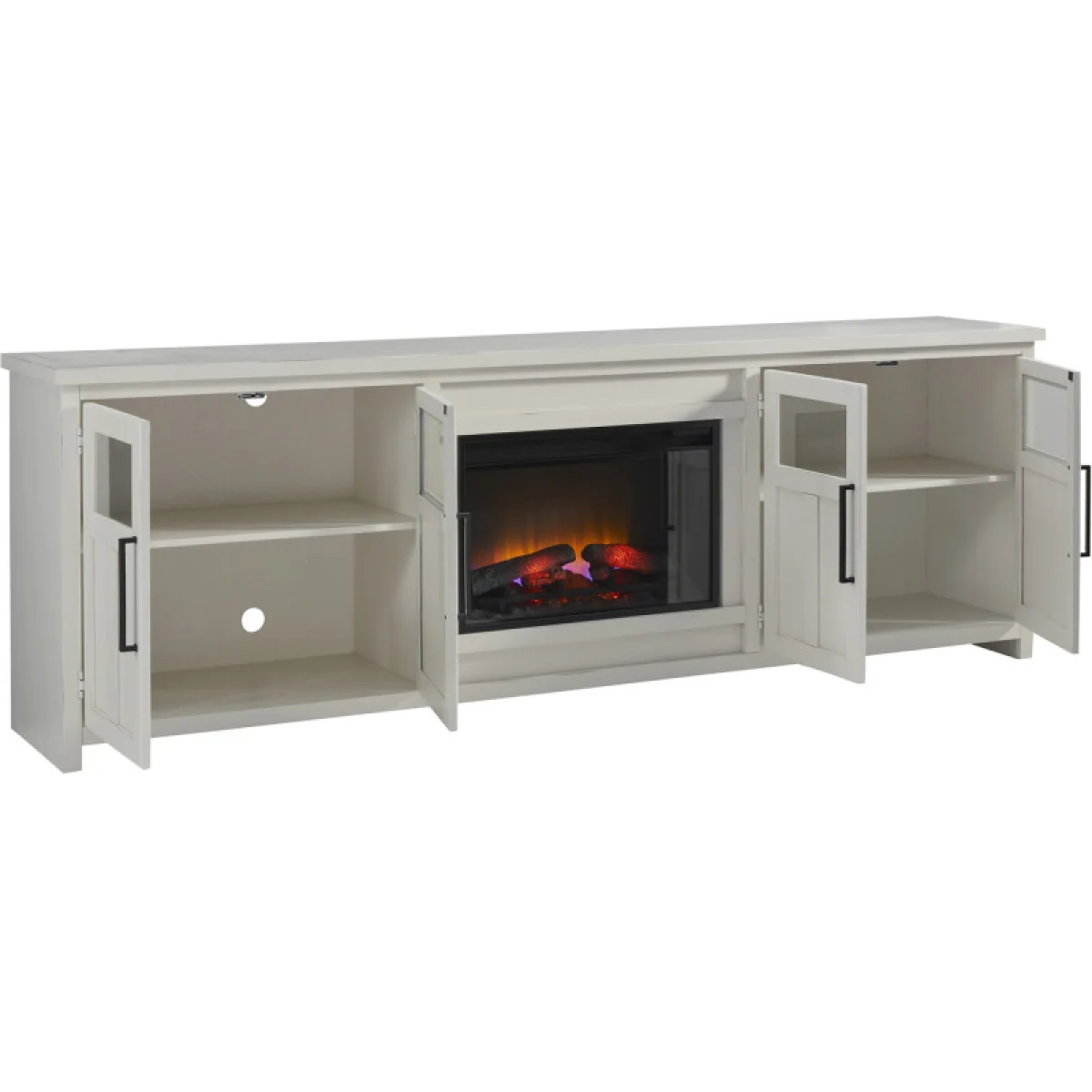 Finnegan 98″ Fireplace Console & Hutch DTTHEGRP2 Fireplaces Aspen Home 7