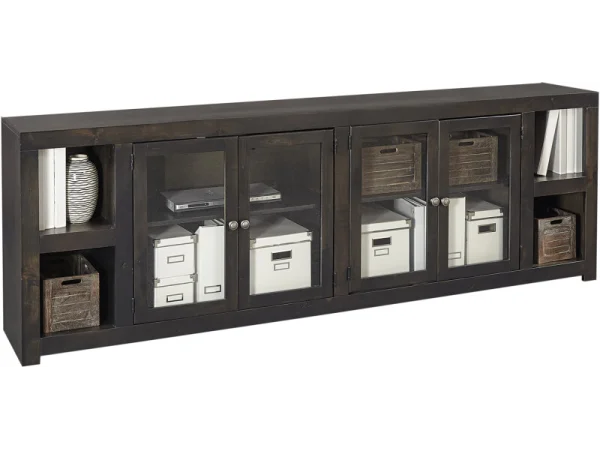 Avery Loft 97″ Console W/ 4 Doors Entertainment Stands Aspen Home