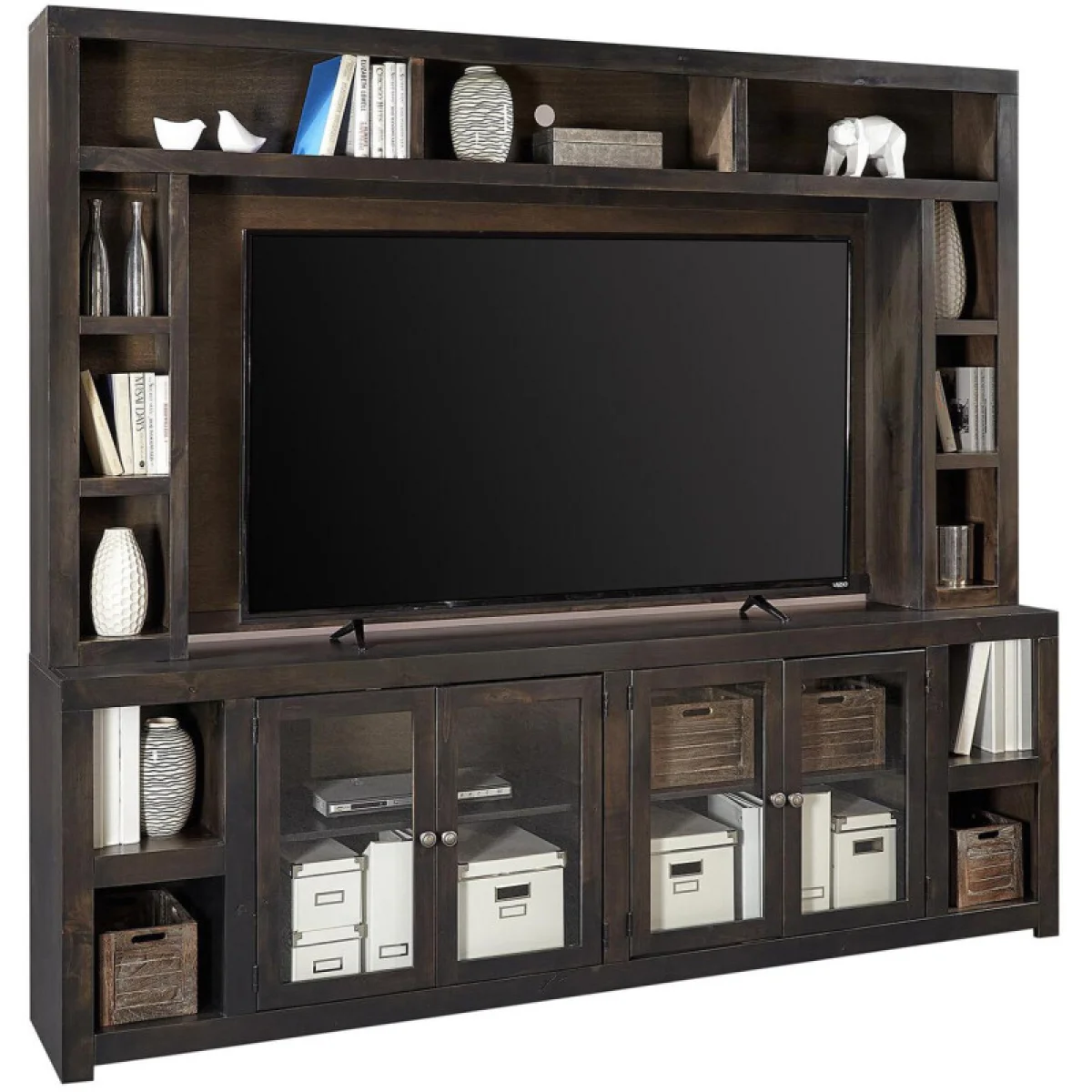 Avery Loft 97″ Console & Hutch DY2GROUP Entertainment Stands Aspen Home 4