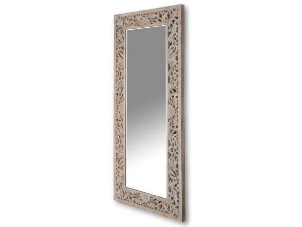 Crossings Eden Floor Mirror Mirrors Cream