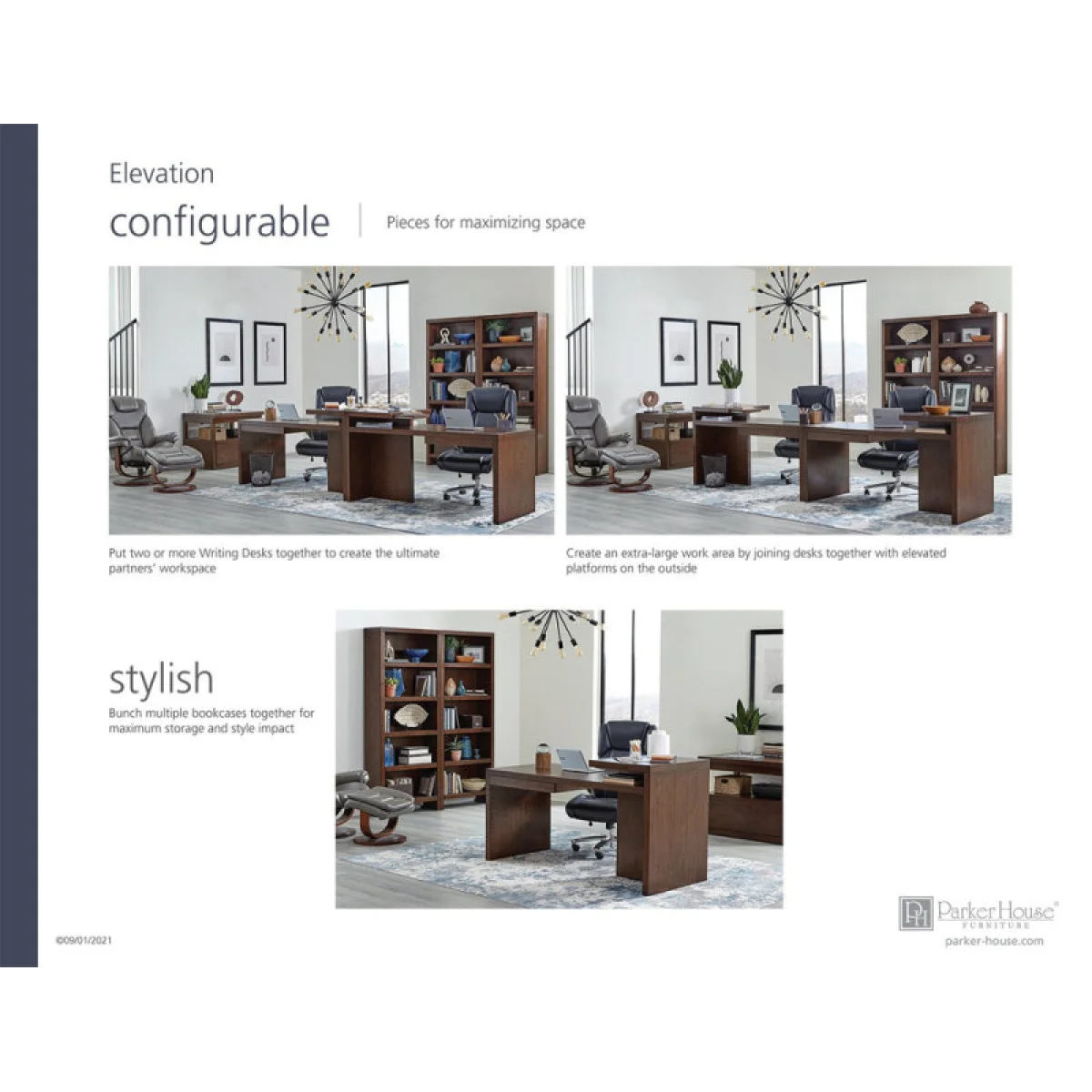 Elevation Functional File With Lift Top Office Storage Brown 6