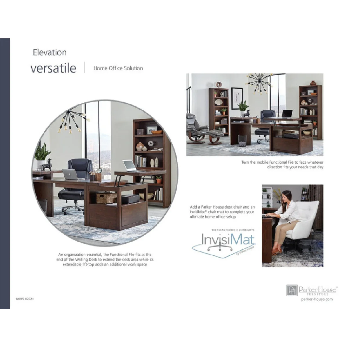 Elevation Functional File With Lift Top Office Storage Brown 7