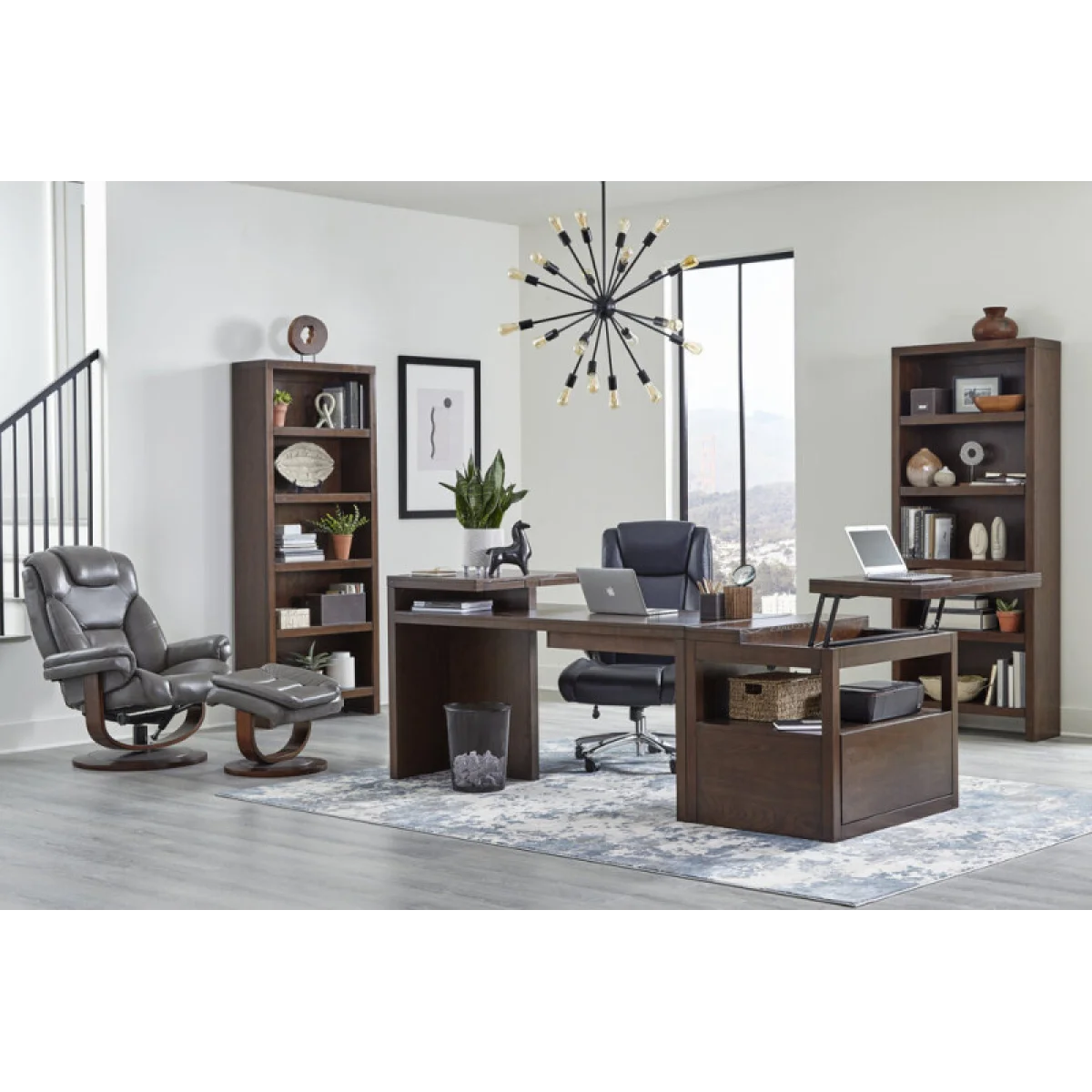 Elevation Functional File With Lift Top Office Storage Brown 15