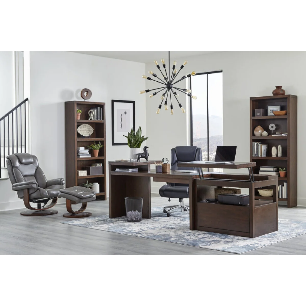 Elevation Functional File With Lift Top Office Storage Brown 17