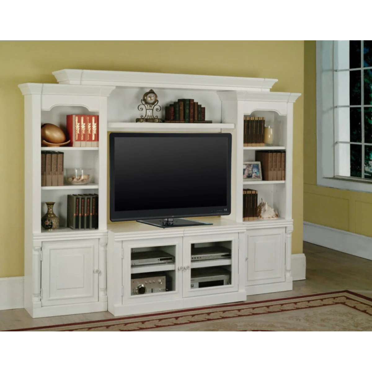 Premier Alpine 4pc Wall (100, 250p, 15x) Entertainment Stands black 6