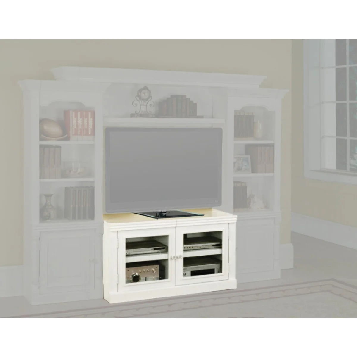 Premier Alpine 43″ X-pandable Console (43″-60″w) Entertainment Stands black 6