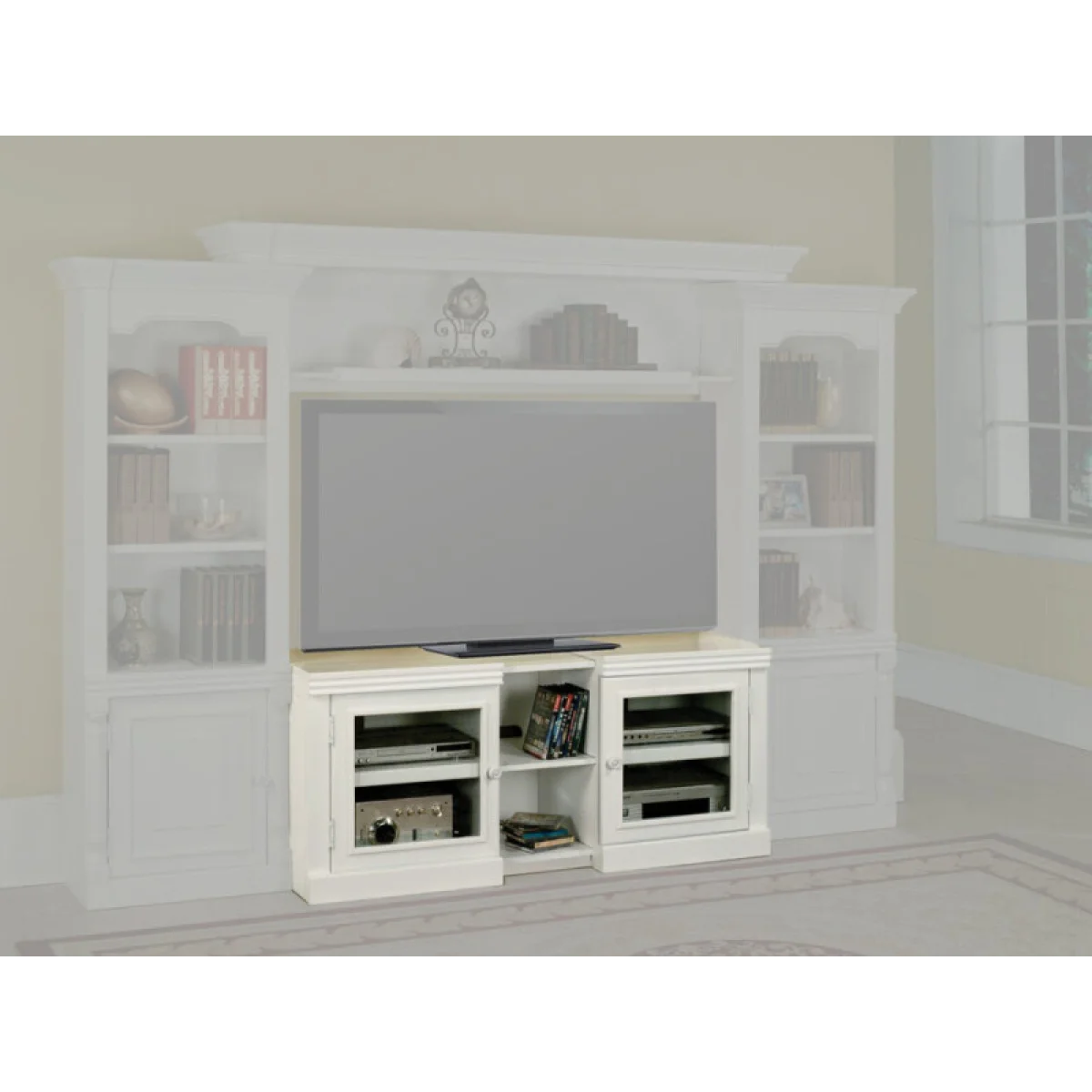 Premier Alpine 43″ X-pandable Console (43″-60″w) Entertainment Stands black 7