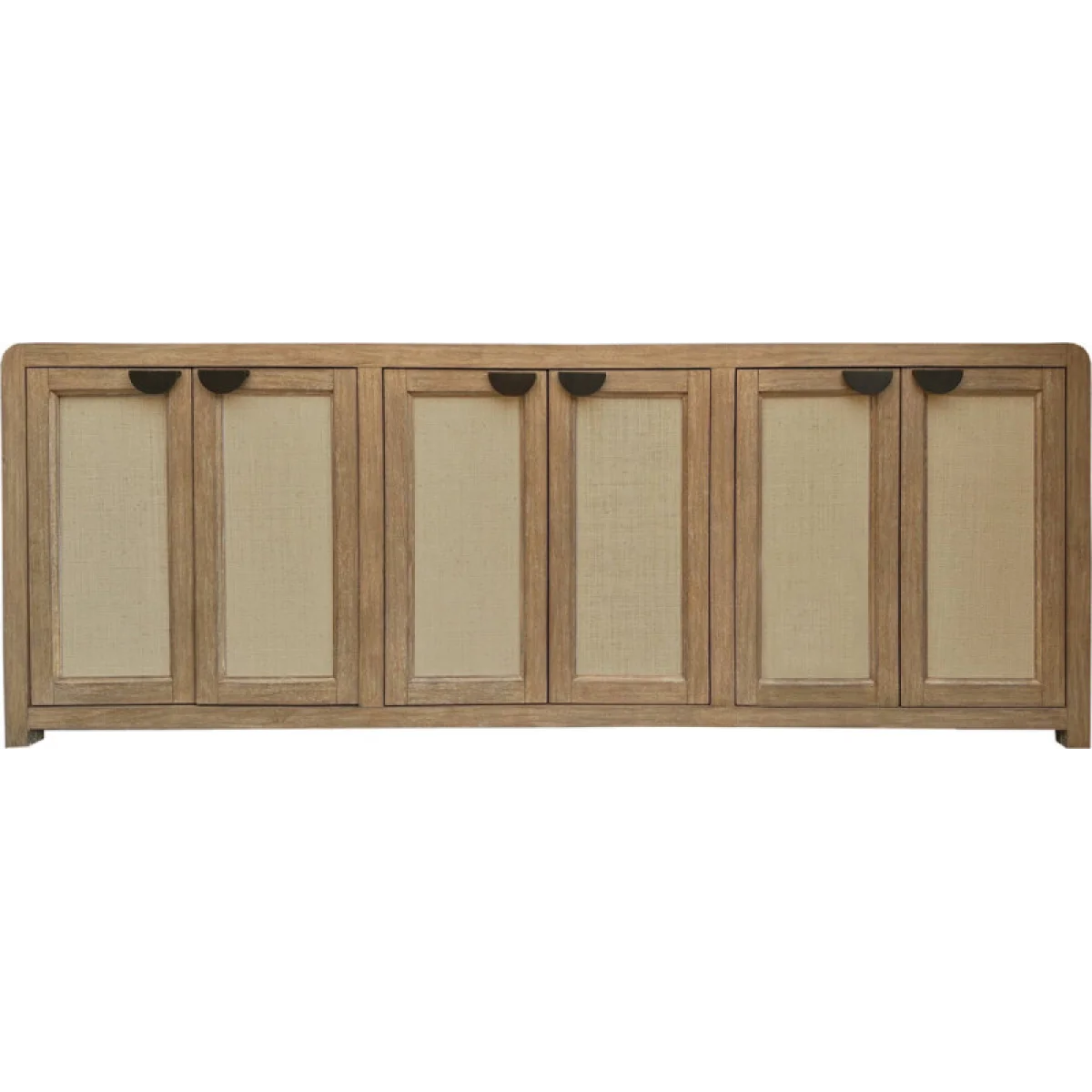 Escape 90″ Console With Reversible Door Panels Entertainment Stands Brown 8