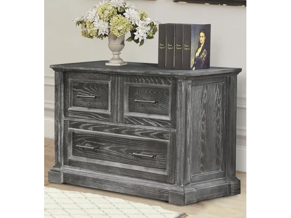 Escape 90″ Console With Reversible Door Panels Entertainment Stands Brown 23