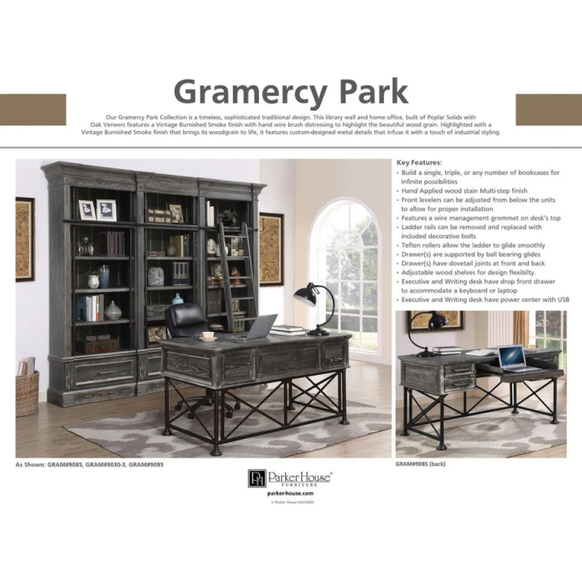 Gramercy Park Writing Desk Desks Desks 11