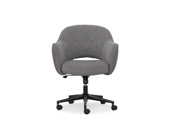 Gray Quilted Task Chair Office Chairs Gray