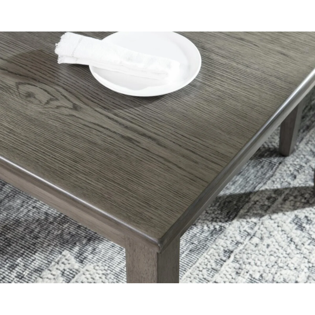 Gray Farmhouse Dining Table Dining Tables Brown 7